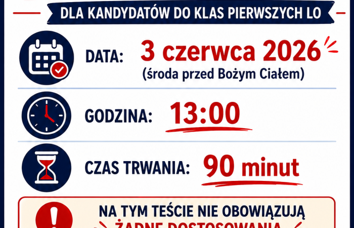 Test kompetencji językowych z języka angielskiego