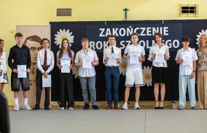 Uroczystość zakończenia roku szkolnego 2025/2026